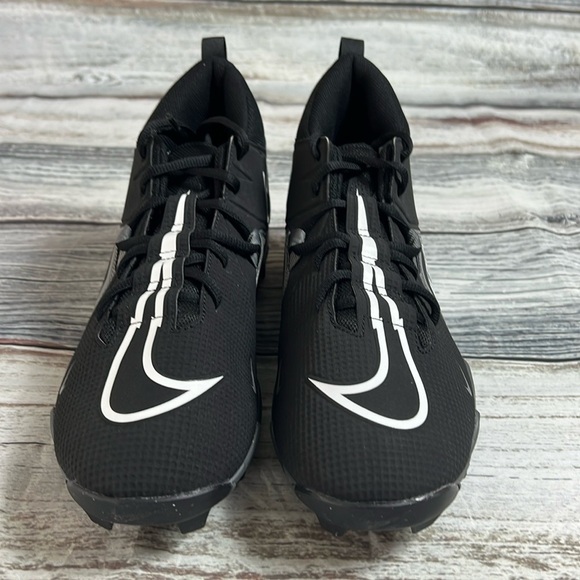Nike Men's Alpha Menace-3 Shark Football Cleats Shoes Black/Iron Gray Size 12 - Picture 2 of 9